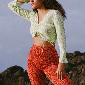 Paloma Wool Lera Top in Green